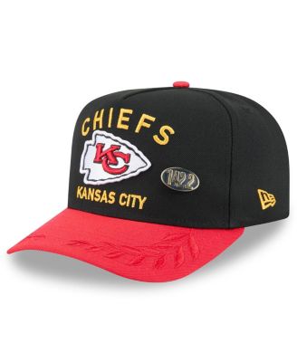 New Era - Men's Black/Red Kansas City Chiefs 2025 NFL Draft On Stage A-Frame 59FIFTY Fitted Hat