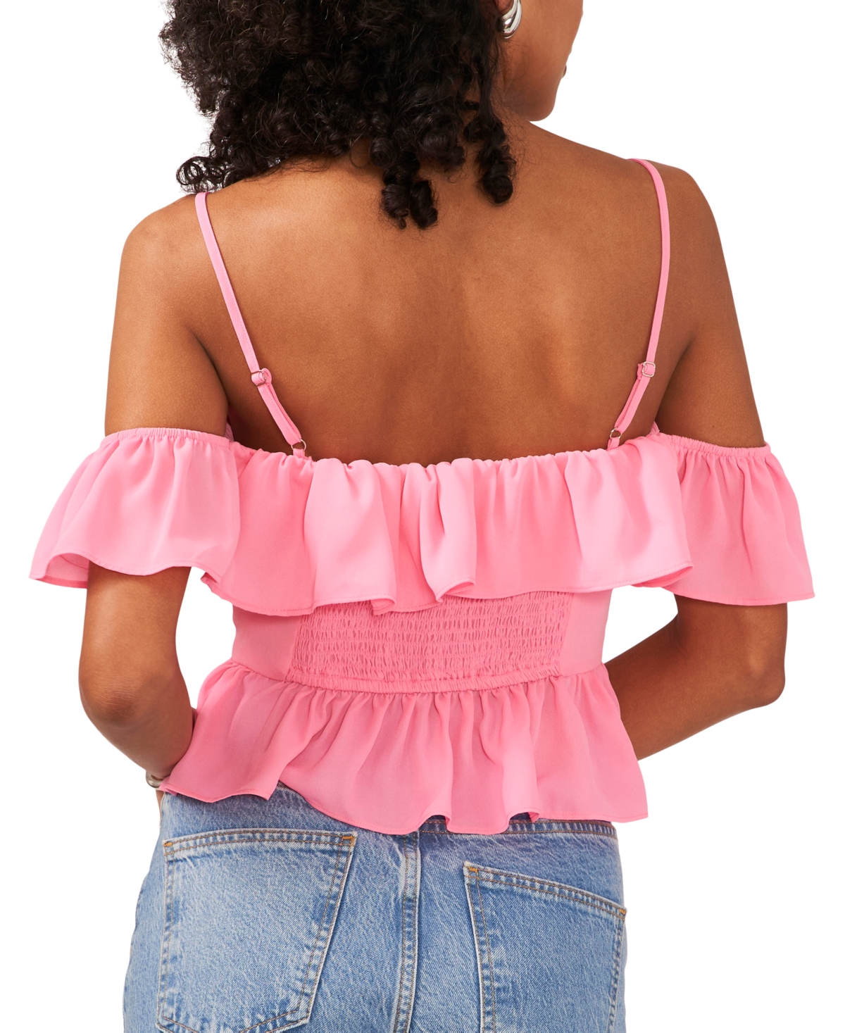 1.state Ruffle Top
