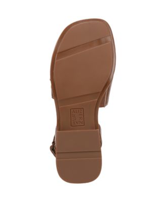 Women's Effie Square Toe Block Heel Flat Sandals