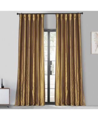 Faux Silk Taffeta Blackout Curtain