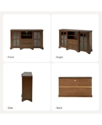 Dietrich 60" TV Stand with 2 Drawers & Shelf