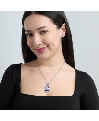 Nightmare Before Christmas Jewelry Set - Jack & Sally Necklace and Earrings