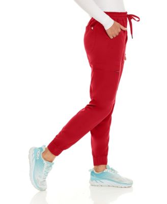 Women's Seven Pocket Cargo Scrub Pants Joggers with 4-Way Stretch