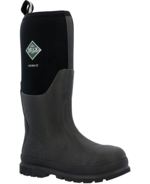 Мужские ботинки MUCK Chore Classic Steel Toe Boot, цвет: Чёрный