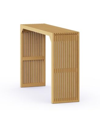 46.22 in. Rectangle Solid Wood Farmhouse Console Table or Living Room, Hallway, Foyer, Entryway