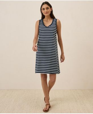Pact Women's Organic Cotton Softspun A-Line Tank Dress - Macy's