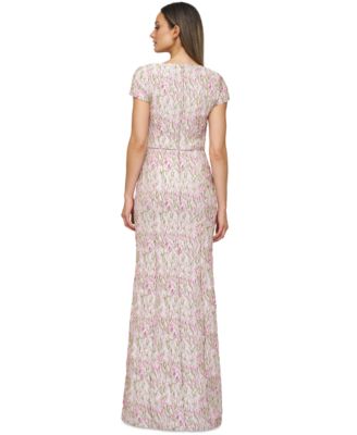 Women's Embroidered Sweetheart Mermaid Gown