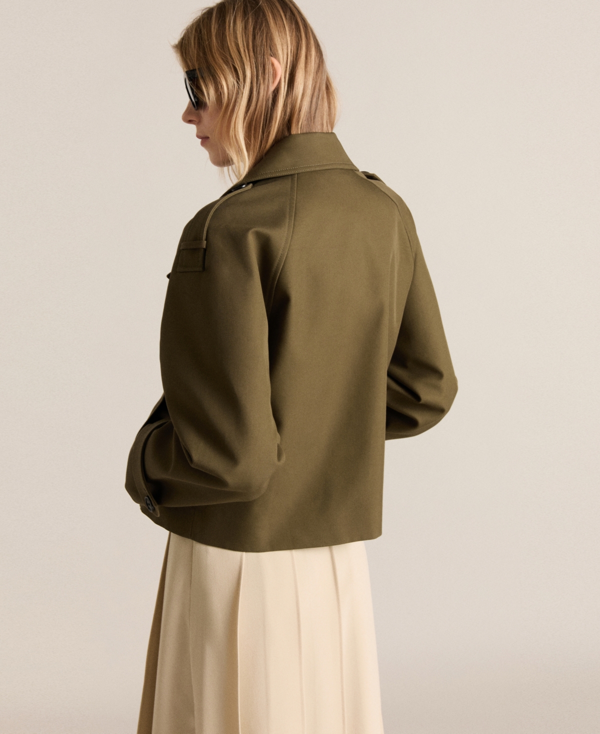 Mango Veste Kaki - Femme - Xxl -  In Khaki