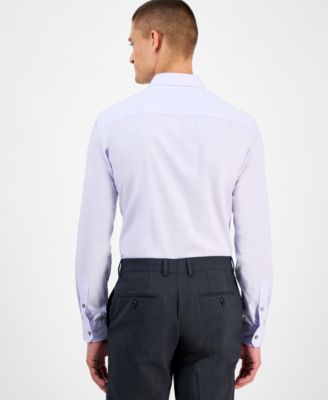 Men's Slim-Fit Solid Dress Shirt, Created for Macy's