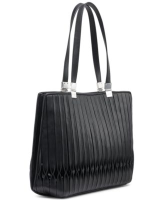 Granite Pleated Tote Bag