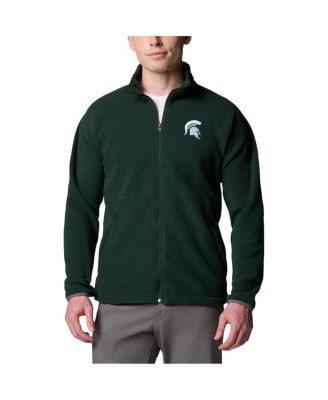 Columbia - Men's Green Michigan State Spartans Flanker IV Fleece Raglan Full-Zip Jacket