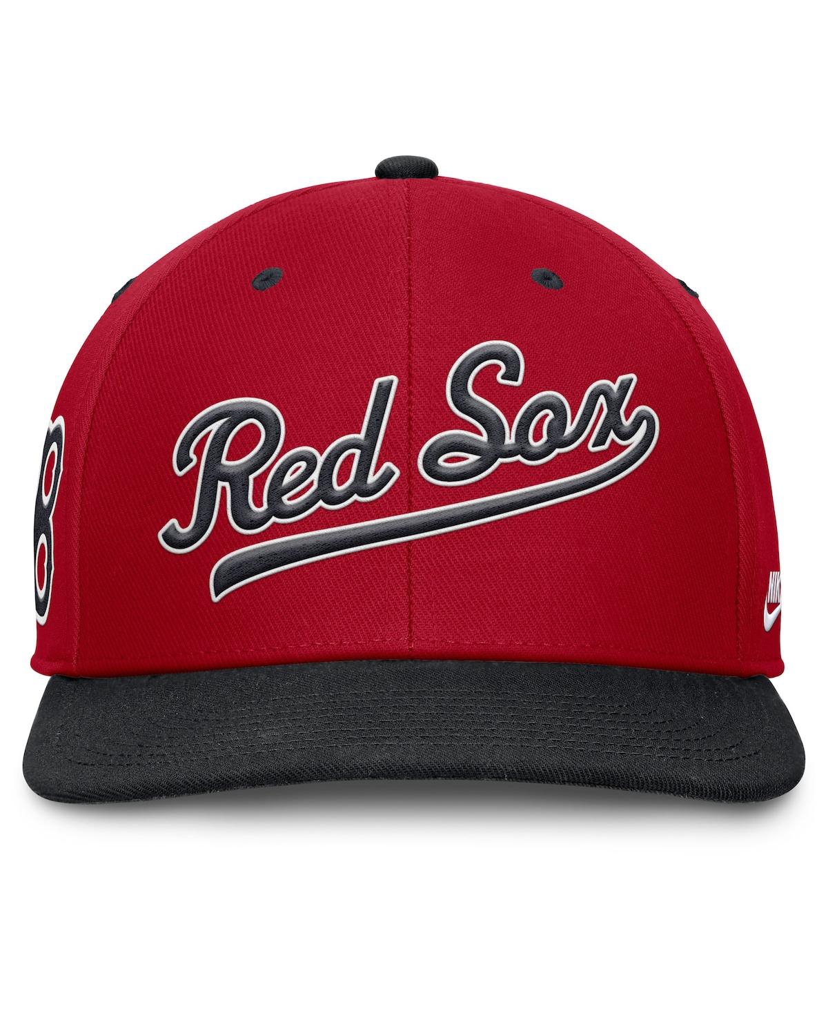 Nike Men's Red/navy Boston Red Sox Cooperstown Collection Pro Performance Snapback Hat In Red,navy