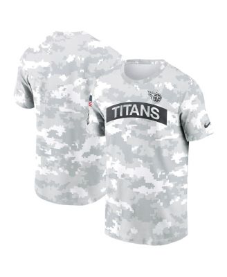 Nike - Men's Arctic Camo Tennessee Titans 2024 Salute To Service Performance T-Shirt
