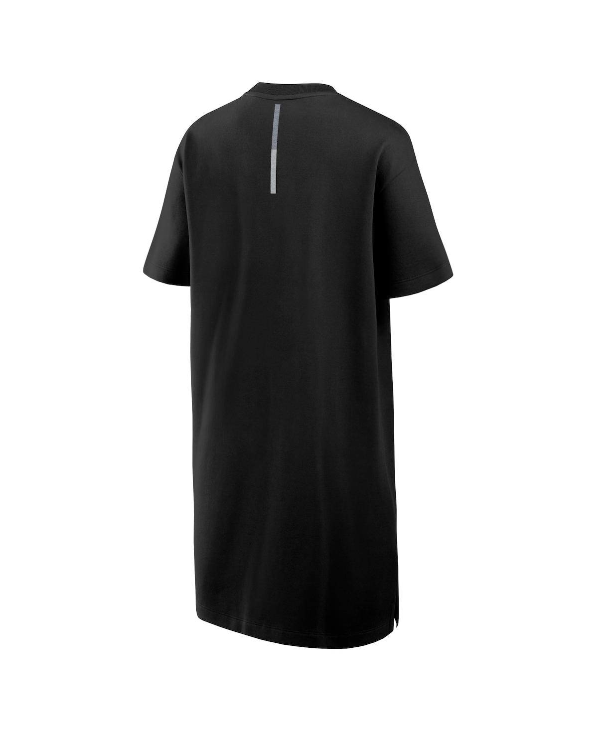 Fanatics Women's Black Philadelphia Phillies Elements Cotton Dress In Black
