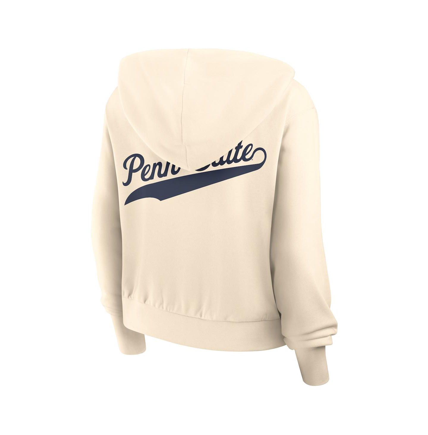 Женское худи Nike Cream Penn State Nittany Lions Chill Full-Zip — фото 3