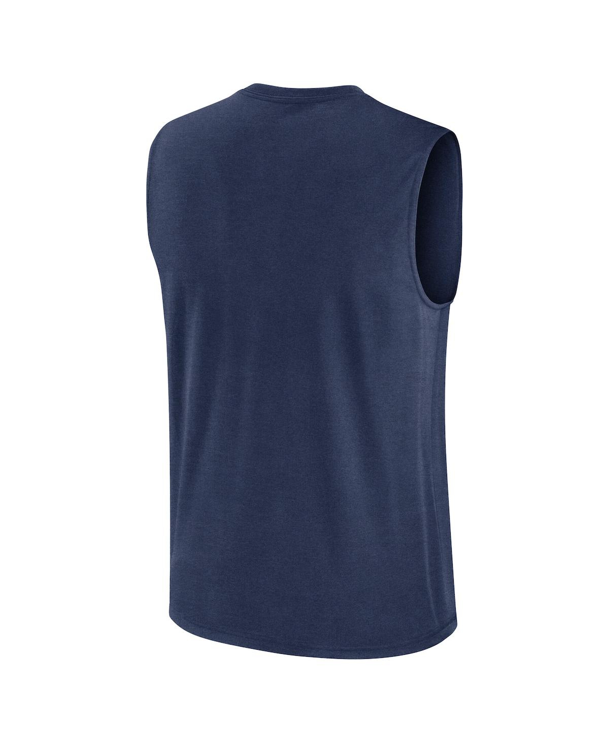 Nike Men's Navy New York Yankees Knockout Performance Muscle Tank Top In Navy