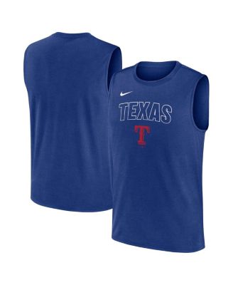 Nike - Men's Royal Texas Rangers Knockout Performance Muscle Tank Top