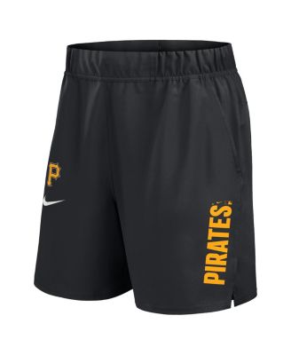 Men's Black Pittsburgh Pirates Woven Victory Performance Shorts