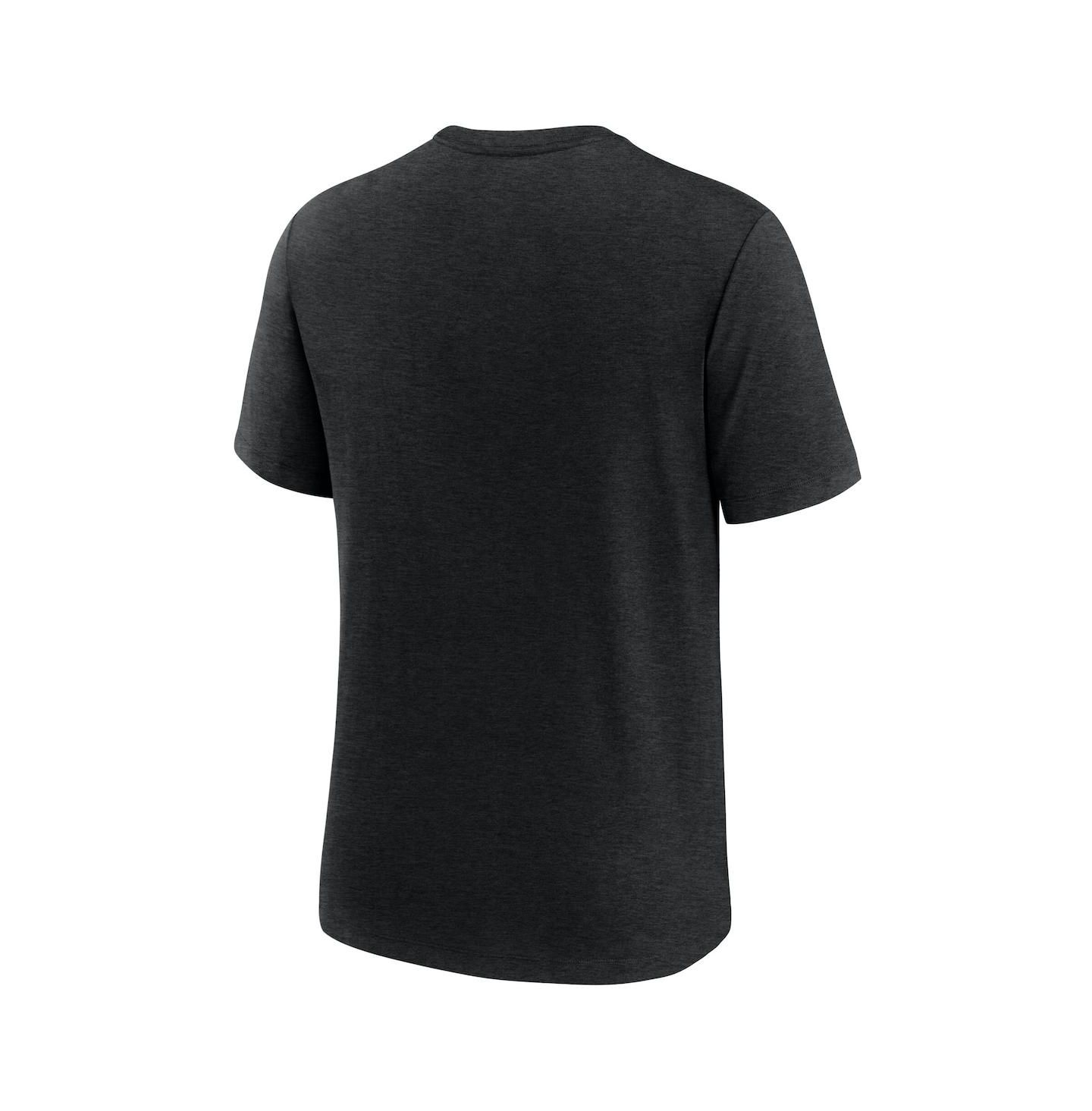 Мужская футболка Nike Heather Black Arizona Diamondbacks Logo Tri-Blend — фото 3