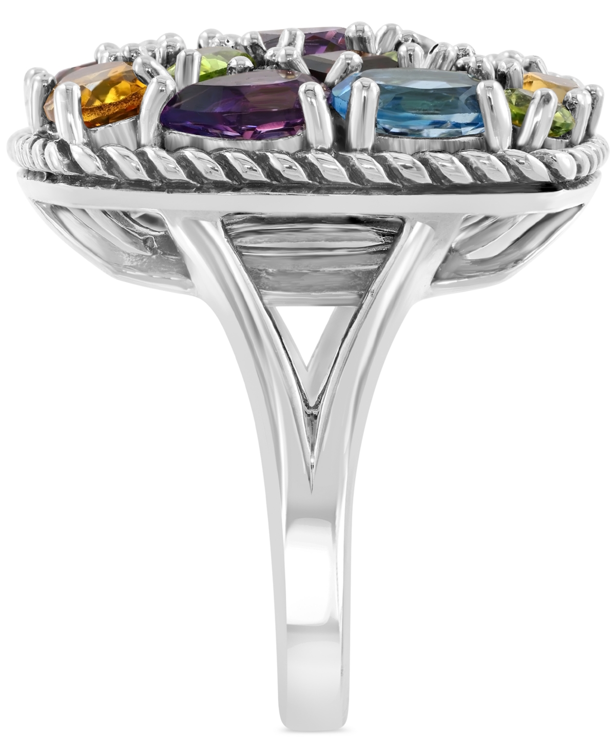 Effy Collection Effy Multi-gemstone Statement Ring (7 Ct. T.w.) In Sterling Silver