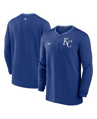 Nike - Men's Royal Kansas City Royals Authentic Collection Performance Half-Zip Top