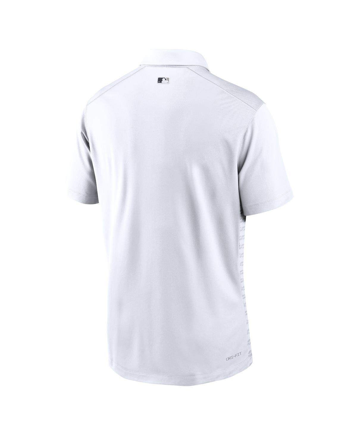Nike Men's White New York Yankees Authentic Collection Victory Performance Polo Shirt In White