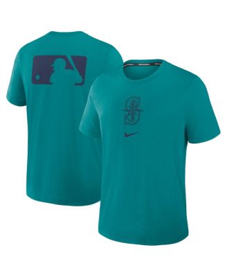 Nike - Men's Aqua Seattle Mariners Authentic Collection Early Work Tri-Blend Performance T-Shirt