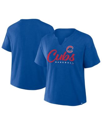 Fanatics - Women's Royal Chicago Cubs Fan Fave Stadium Slub T-Shirt