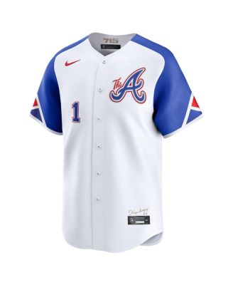 Men's Ozzie Albies White Atlanta Braves City Connect Limited Player Jersey