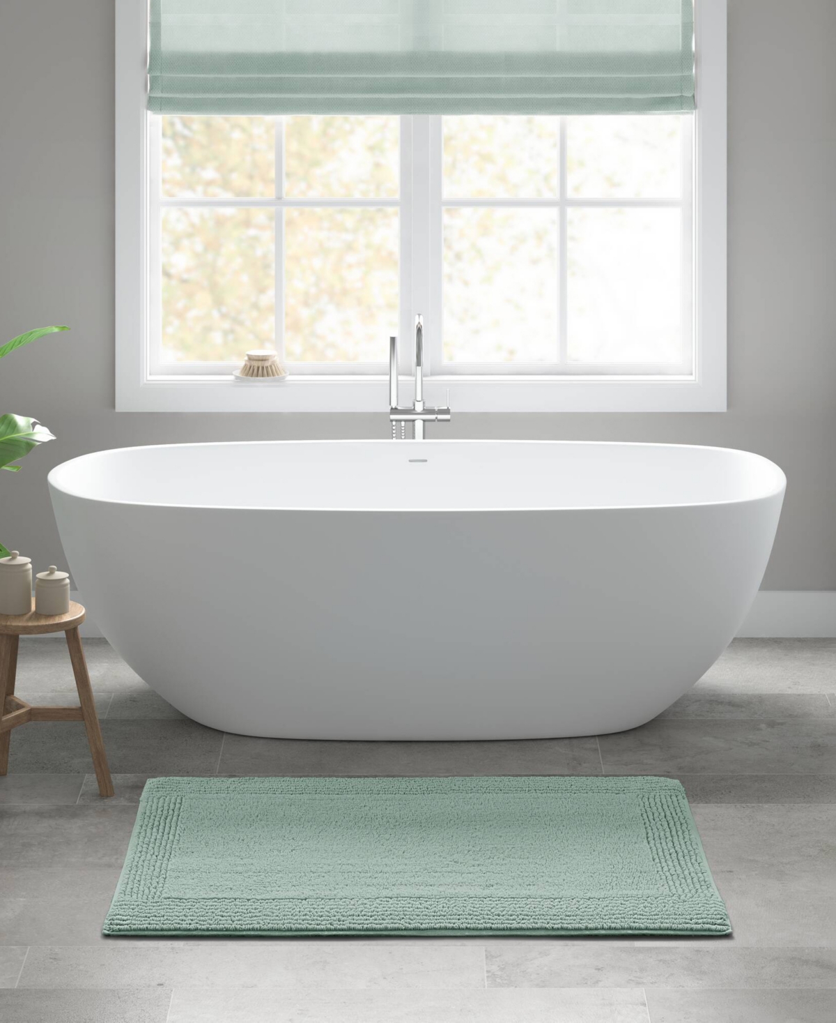 Madison Park Signature Splendor Reversible Tufted Cotton Bath Rug, 24" X 44"