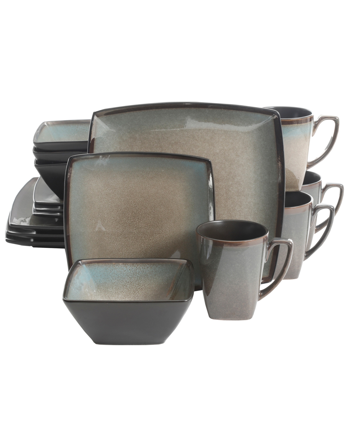 Tequesta 16 Pc. Dinnerware Set, Service for 4 - Taupe
