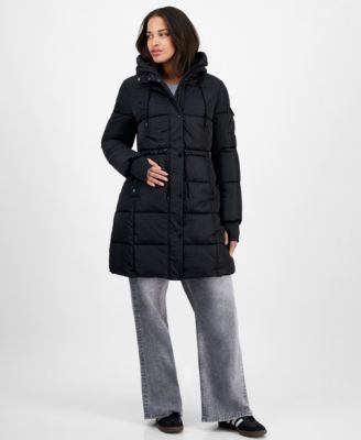 Women's Hooded Puffer Utility Coat