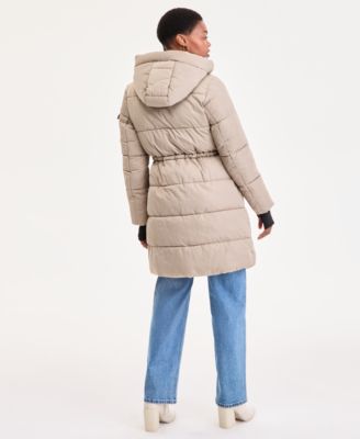 Women's Hooded Puffer Utility Coat