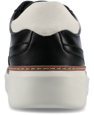 Men's Hustle Comfort Perforated Low Top Flexible Court Sneakers