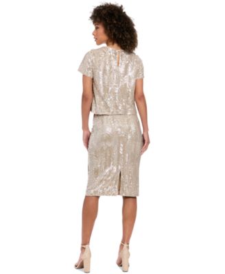 Women's Jewel-Neck Cropped Short-Sleeve T-Shirt 