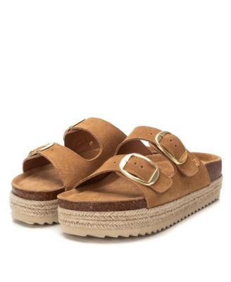 Women's Suede Flat Sandals By XTI
