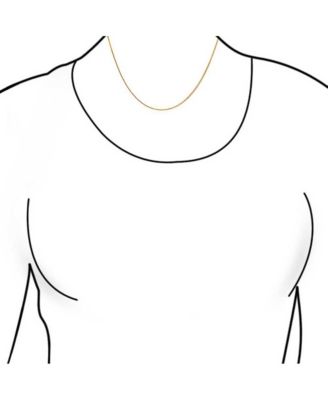 Thin 2MM Strong Simple Miami Cuban Curb Chain Necklace Yellow Gold Plated.925 Sterling Silver