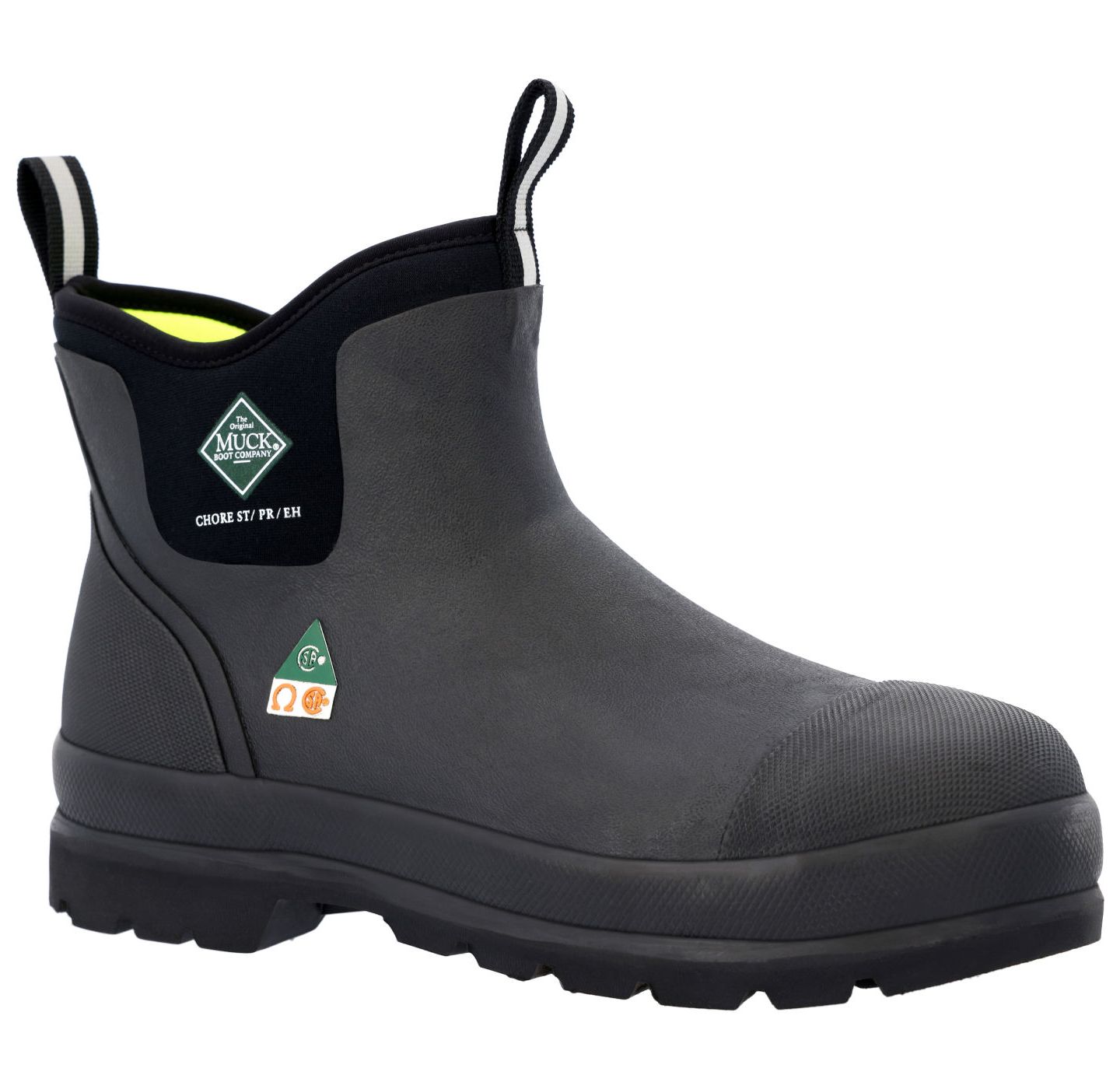 Мужские ботинки MUCK Chore Classic CSA Steel Toe Boot, цвет: Чёрный — фото 1
