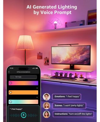 AI Smart LED Light Bulbs with App Control, Music Sync, WiFi & Bluetooth – Light Bulbs