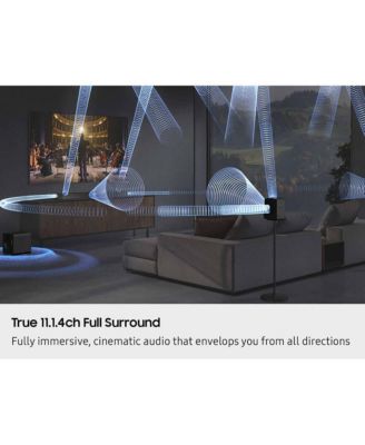 11.1.4 Channel Q-Series Soundbar with Subwoofer and Rear Speakers