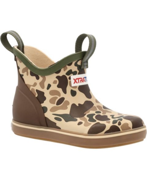 Ботинки XTRATUF Ankle Deck Boot для мальчиков, цвет: Камуфляжный
