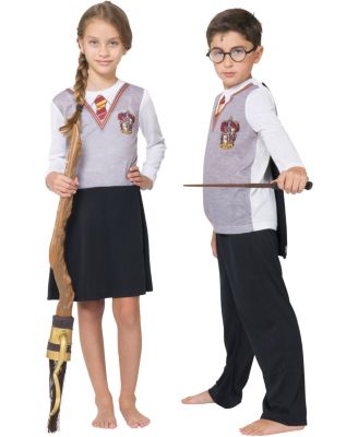 Big Girls Hermione Gryffindor Uniform Long-Sleeve Nightgown Pajama