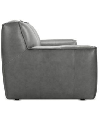 Glympton 110" Leather Sofa, Exclusively at Macy's