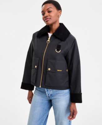 Barbour - Women's Nora Oversized-Collar Utility Jacket