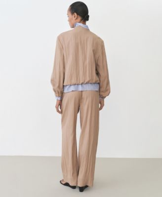 Women's Straight Lyocell Texture Pants