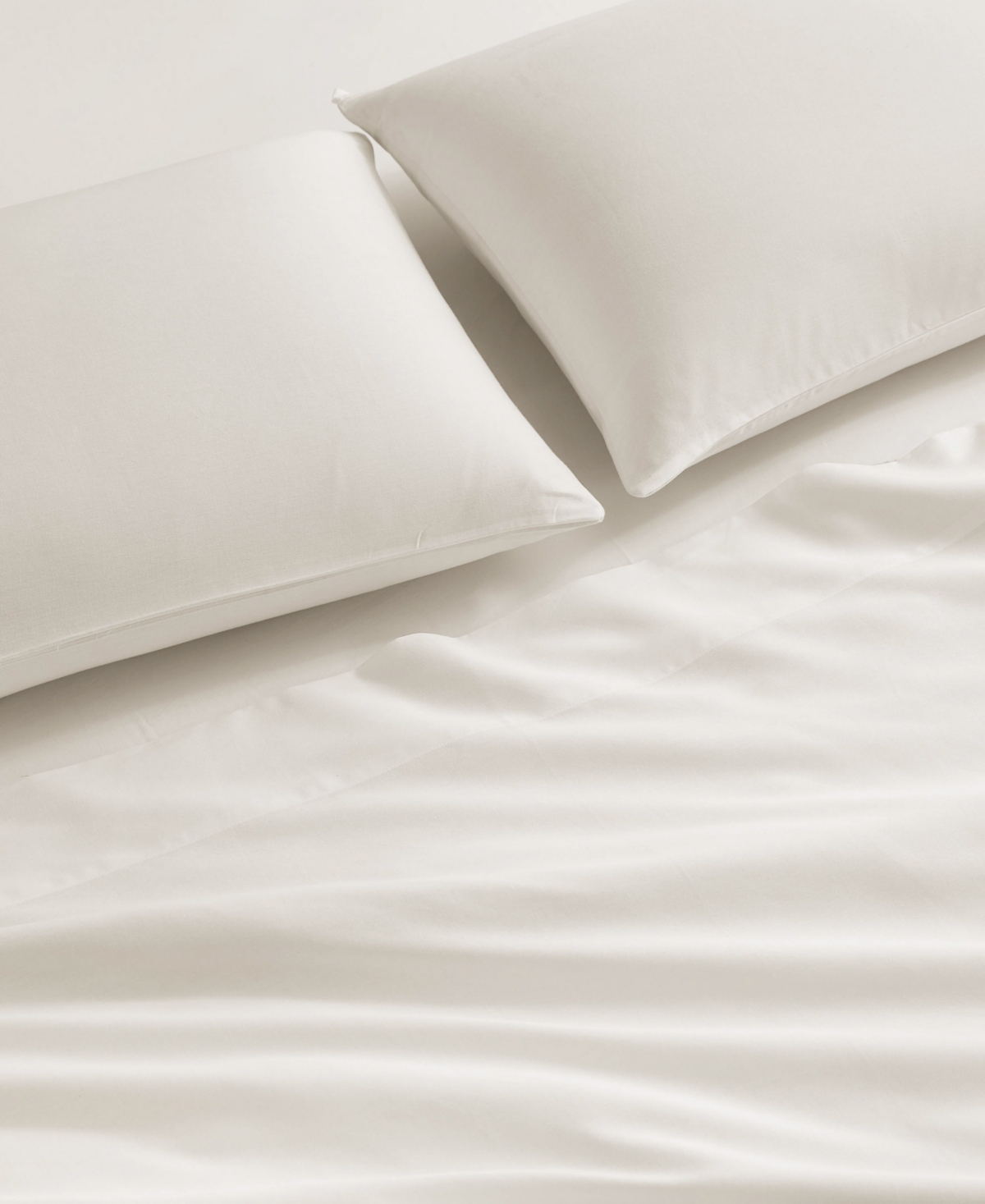 Jessica Simpson Blissful Dreams 300-thread Count Cotton Sateen 3-pc. Sheet Set, Twin In Cloud White