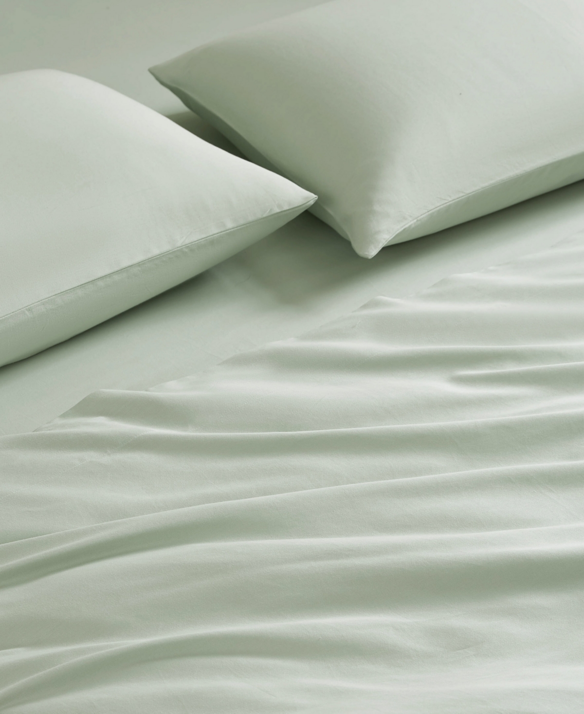 Jessica Simpson Blissful Dreams 300-thread Count Cotton Sateen 3-pc. Sheet Set, Twin In Sea Foam Green