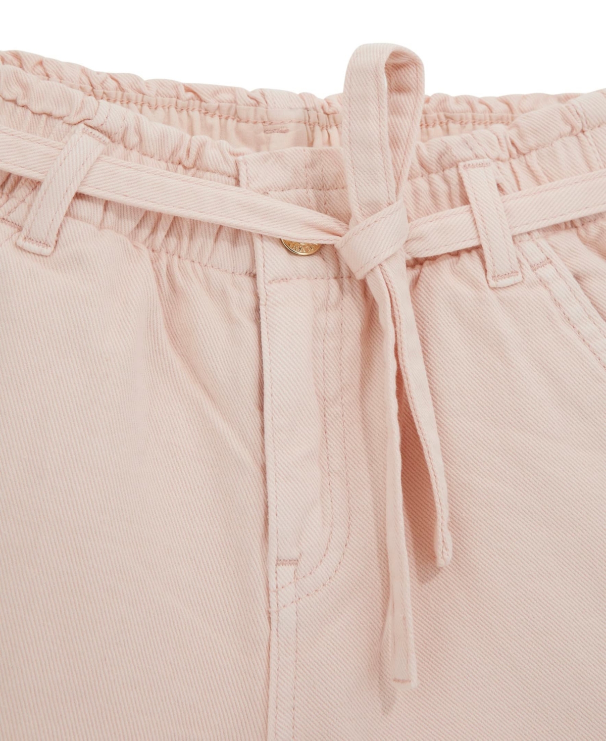 Shop Guess Big Girl Bull Denim Shorts In Pink