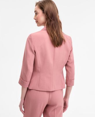 Women's 3/4-Sleeve Shawl-Collar Blazer, Regular & Petite
