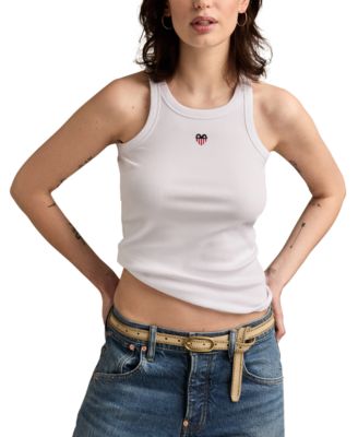 Lucky Brand - Women's Americana Embroidered Tank Top